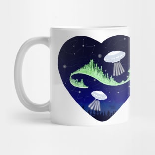 UFO invasion Mug